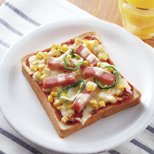 角切りロースハムのピザトースト Foodlier Recipes 角切りロースハムのピザトースト Foodlier Recipes